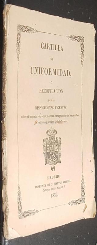 CARTILLA DE UNIFORMIDAD O RECOPILACIÓN DE LAS DISPOSICIONES VIGENTES