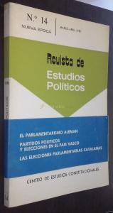 REVISTA DE ESTUDIOS POLÍTICOS. NUEVA ÉPOCA. N 14. MARZO-ABRIL 1980