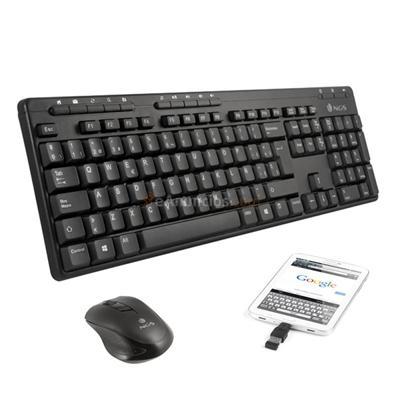 NGS KIT TECLADO+RATÓN INALÁMBRICO EPSILONKIT, ORIGINAL DE LA MARCA NGS