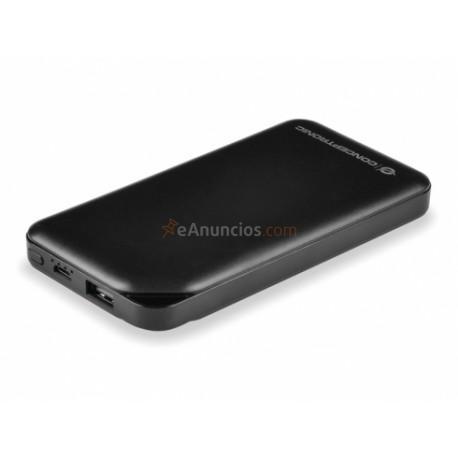 CONCEPTRONIC - AVIL01B BATERÍA EXTERNA NEGRO POLÍMERO DE LITIO 10000 MAH