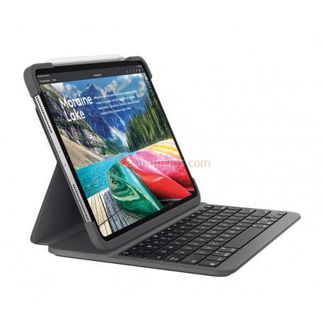 LOGITECH - SLIM FOLIO PRO TECLADO PARA MÓVIL QWERTY INGLÉS DEL REINO UNIDO GRAFITO BLUETOOTH