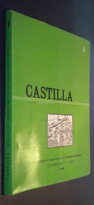 CASTILLA. BOLETÍN DEL DEPARTAMENTO DE LITERATURA ESPAÑOLA. N 1