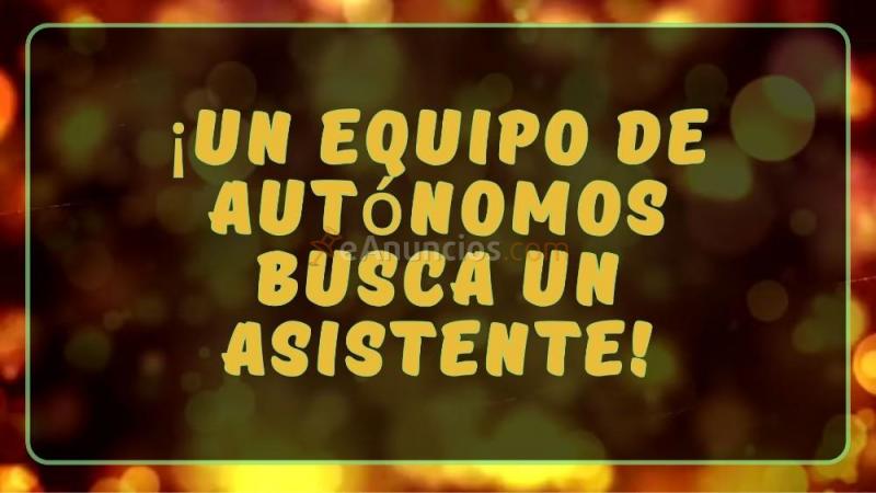 UN EQUIPO DE AUTÓNOMOS BUSCA UN ASISTENTE