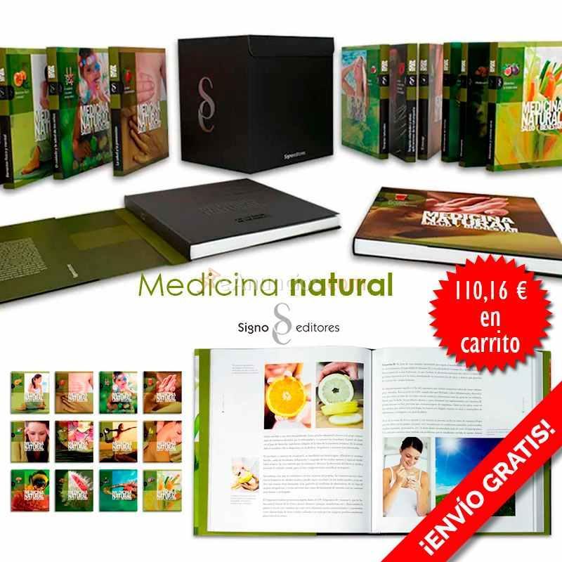 COLECCIÓN MEDICINA NATURAL EN COFRE. 12 TOMOS